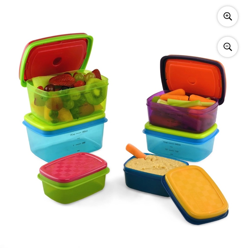 Fit & Fresh Stackable Snack Kids Containers
